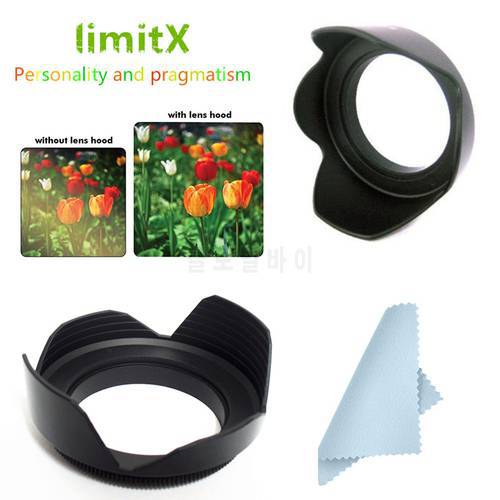 limitX Flower Lens Hood for Panasonic HC X920 V730 V750 V760 V770 V777 VX870 WX970 W850 W850M VX980 VXF990 WXF991 Camcorder