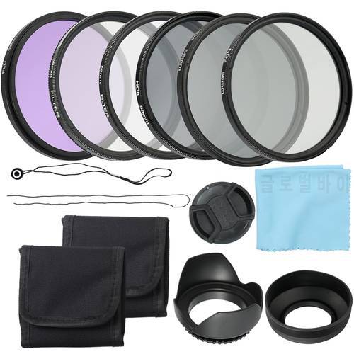 Andoer 58mm 52mm Camera UV CPL FLD Lens Filters Kit and Altura Photo ND Neutral Density Filter Set Photography Accessories
