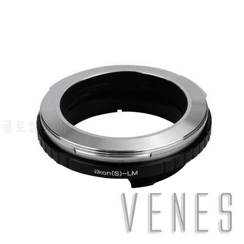 Venes For Nikon.S -L/M, Mount Adapter Ring Suit For Nikon S Screw Lens to Suit for Leica M M9 M-P M3 M5 M7M8 M2 M4 M4-2 Camera
