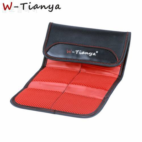 WTIANYA Camera Filter Case Wallet Pouch 6 Pockets Bag For Canon NIKON SONY Lens Filters 37mm to 82mm