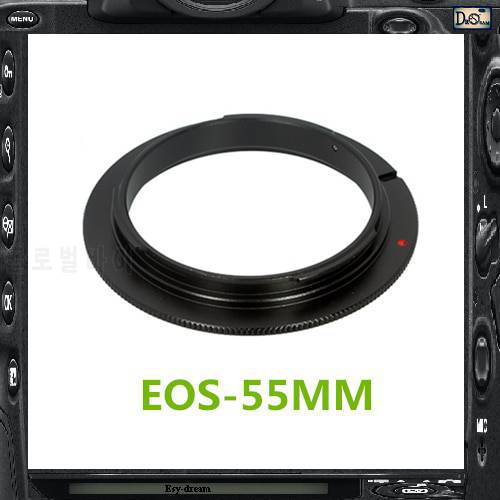EOS-55 EOS-52 EF-55 55 52 mm Lens Macro Reverse Ring Adaptor Adapter for Canon DSLR Camera EF EF-S Lens
