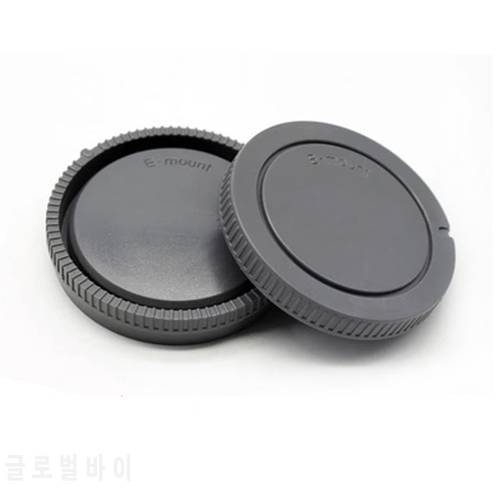1 Pairs camera Body cap + Rear Lens Cap for Sony NEX NEX-3 E-mount