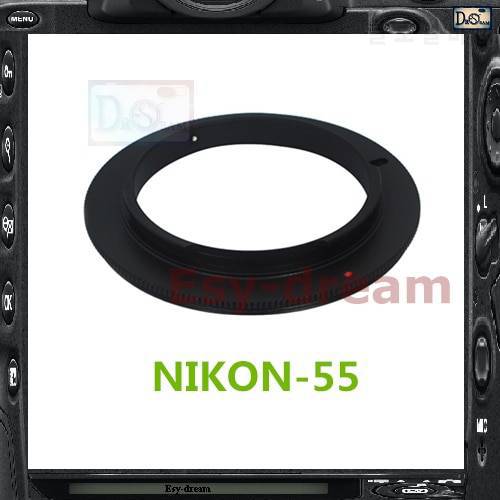 AI-55 55 mm Lens Macro Reverse Ring Adaptor Adapter for NIKON-55 Nikon DSLR Camera F AI Lens PR210