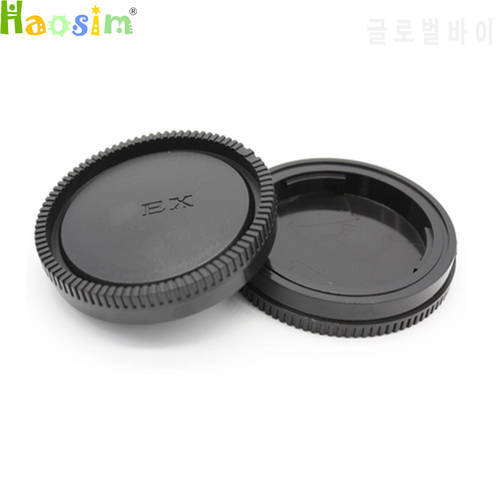 50Pairs/lot camera Body cap + Rear Lens Cap for Sony NEX-6 NEX-7 NEX5R NEX3E DSLR with tracking number