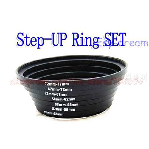 Step Up Step-up Ring Adapter Mount Set For Lens Filter 49-77mm 49mm-77mm PA003