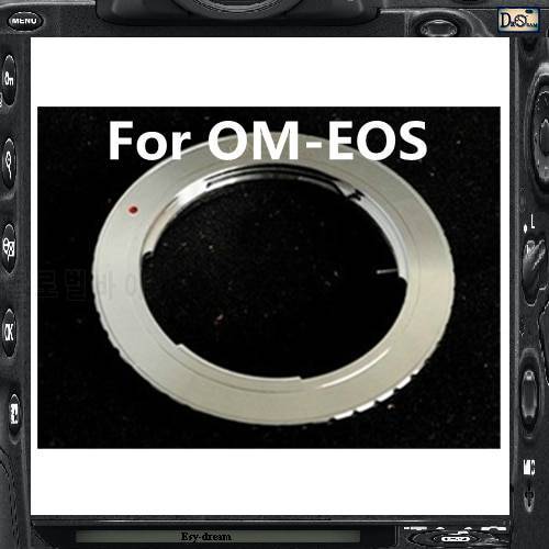 Third-party OM-EF Ring Adapter For Olympus OM Mount Lens to Canon EF EF-s Camera 60D 7D 5D 650D 600D