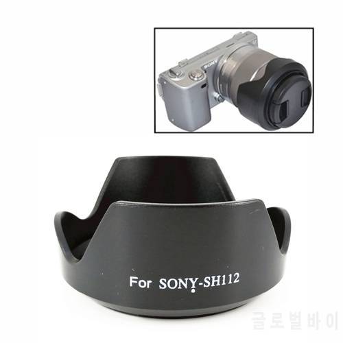 SH112 Lens Hood Replace ALC-SH112 for Sony E SEL-1855 18-55 mm f/3.5-5.6 SEL-16F28 16 mm f/2.8