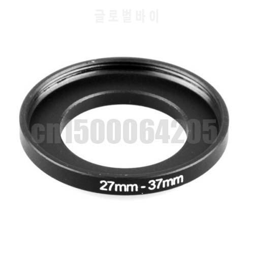 Free shipping 2pcs Black Step Up Filter Ring 27mm to 37mm 27mm -37mm 27-37mm