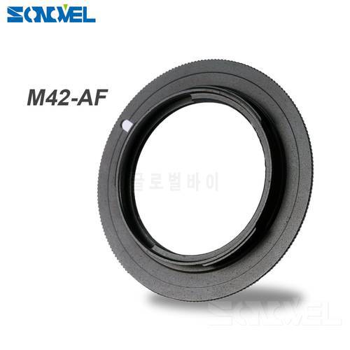 SONOVEL M42-AF M42 Lens For SONY Alpha AF Mount Adapter Ring for a77 a65 a55 a33 a390 a700 a580