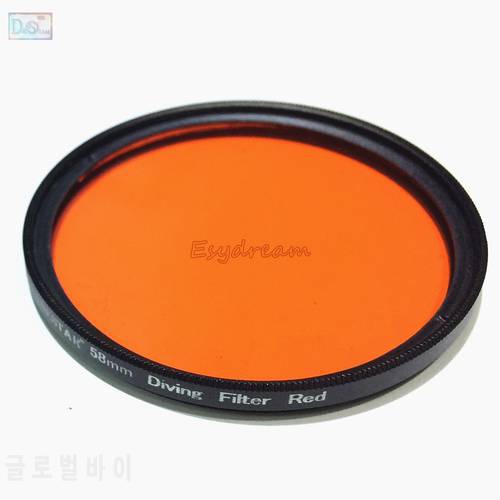67 58 52 mm Waterproof Red Filter for Camera Gopro Xiaomi Yi Diving Underwater Photography Housing 52mm 58mm 67mm M67