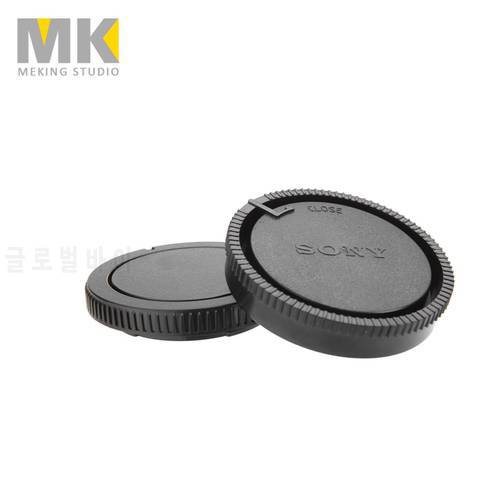 Front Rear Camera Lens Cap Cover Protective Anti-dust For Sony A290 A380 A390 A55 A850 A230 A300 etc