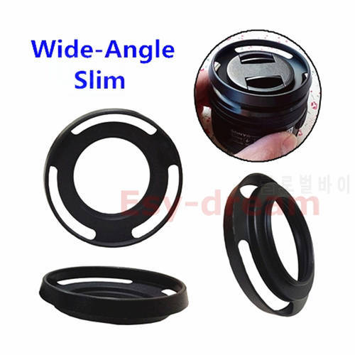 40.5mm Slim Wide Angle Vented Lens Hood Replace LH-S1650 for Sony E PZ 16-50 f/3.5-5.6 OSS SELP1650 40.5 mm A6500 A6300 NEX 6 7