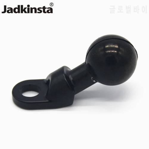 Jadkinsta Motorcycle Angled Base 1 Inch Ball Head Mount Adapter for Gopro Smartphone for Gamin GPS Handlebar U-bolt Holder