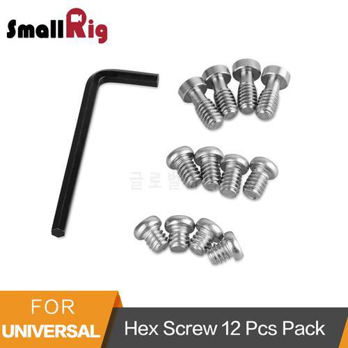SmallRig Hex Screw 1/4 Inch 12 pcs Pack With A Hex Spanner- 1713