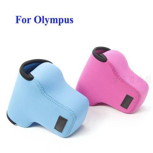 Neoprene Camera Bag For OLYMPUS OM-D EM-1 EM1II EM5 EM5 Mark2 12-50mm 12-40mm lens portable Camera Case protector Cover Pouch