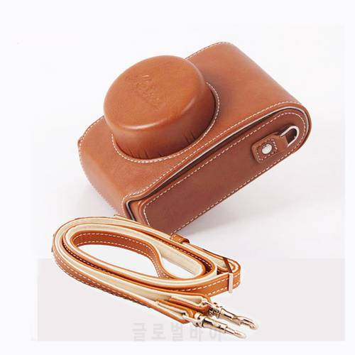 Portable camera bag PU leather case for Leica D-LUX 7 D-LUX7 D-LUX6 D-LUX5 D5 d-lux typ109 Camera Case Cover with shoulder strap