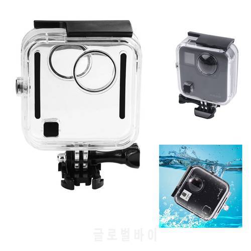 45M Diving Waterproof Housing Case for GoPro Fusion 360-degree Camera Underwater Box Back Door Protective Cover For GoPro Fusion