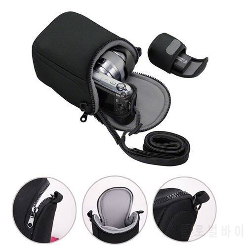 camera Bag case pouch for Sony A5100 A5000 A6000 A6300 RX1R II NEX-5T NEX-5N NEX-5R NEX-6 NEX-7 NEX-F3 3N With shoulder Strap