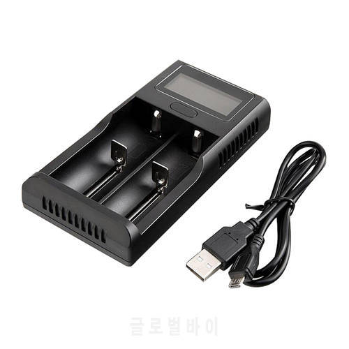 Smart LCD USB Battery Charger Smart For 26650 18650 18500 18350 17670 16340 14500 10440 Lithium Battery 4.2V
