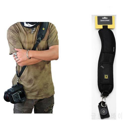 Professional Black Light & Quick Shoulder Belt Strap for SLR DSLR Camera For Canon Sony Nikon Olympus Pentax