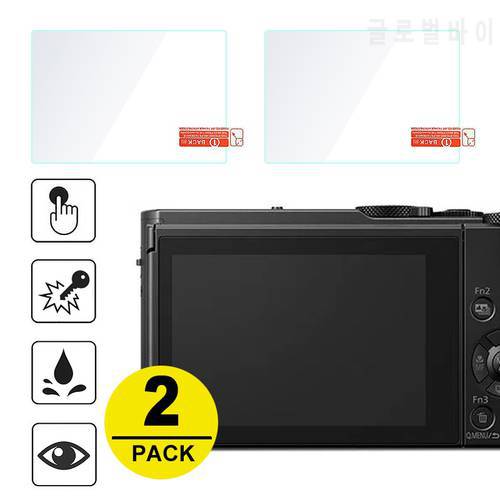 2x Tempered Glass Screen Protector for Panasonic Lumix LX10 LX15 FZH1 LX9 LX7 ZS70 TZ90 ZS45 TX1 FZ47 G6 G5 ZS70 TZ90 TS60 TZ80
