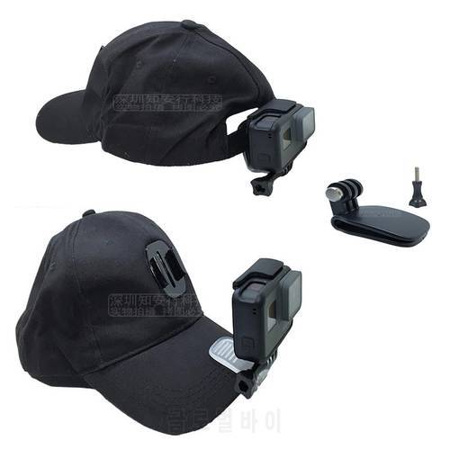 for Go Pro Camera Accessories Baseball cap Quick Clip Mount Supports for GoPro Hero 8/7/6/5/4 Session Action Camera Accessories