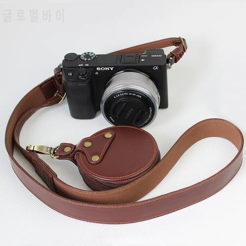 universal Genuine Leather Neck Strap for Panasonic canon sony olympus slr camera shoulder strap