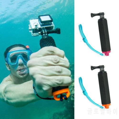 Gosear Waterproof Hand Grip Bobber Rods Mount Pole Float Stick for GoPro Go Pro Hero 4 3 3+ 2 1 Xiaomi Yi 2 4k 4 K H9 Accessory