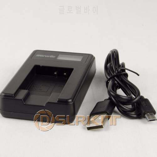 DSLRKIT LCD1-S007E USB Battery Charger for Panasonic DMC-TZ50GK TZ15GK TZ3 S007E