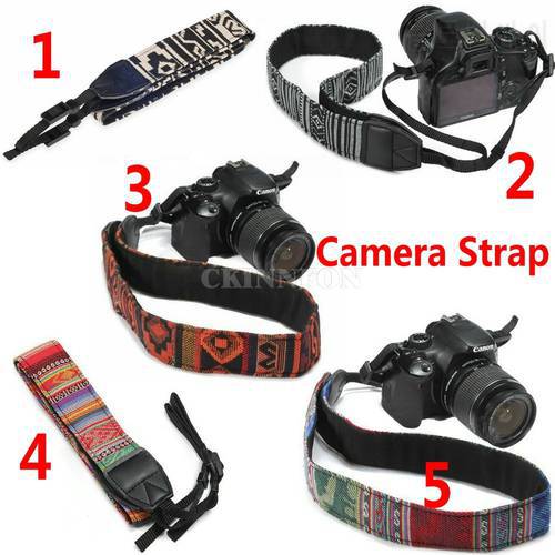 100Pcs/Lot Vintage Camera Shoulder Neck Belt Strap For Camera