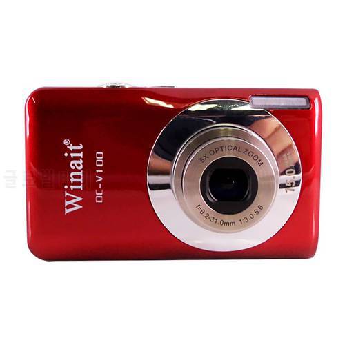 Winait 15Mp Home Use Digital Camera Dc-V100 With 5 X Optical Zoom Plus 4X Digital Zoom