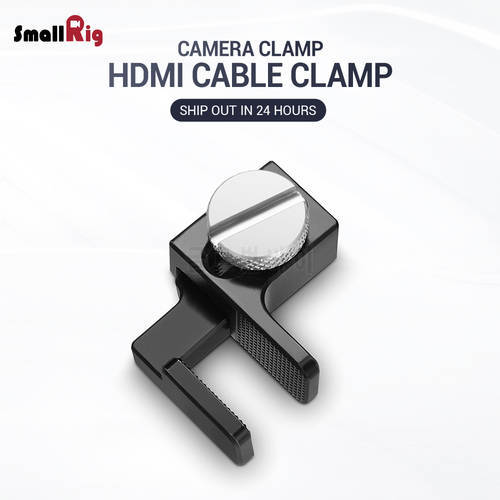 SmallRig DSLR Camera Clamp HDMI Cable Clamp Compatible With SmallRig A6400 Camera Cage / SmallRig GH3/GH4 Cage 1693