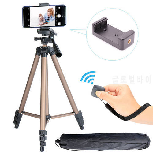 Long tripod Camera High Tripod With Phone Mount Bluetooth Remote Control Bluetooth Tripod For Phone for iPhone Smartphone Camera