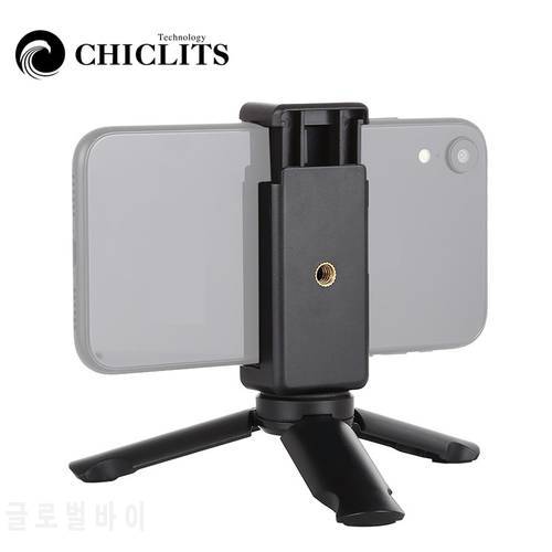 Mini Folding Plastic Stand Tripod Tripode&Universal Phone Clamp Bracket Smartphones Holder Clip for xiaomi huawei iphone samsung