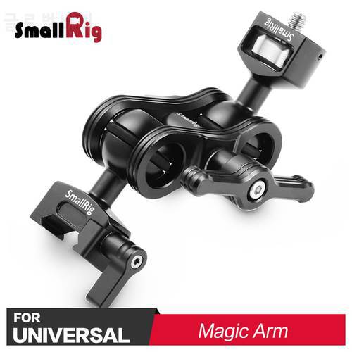 SmallRig DSLR Camera Articulating Arm with Screw Ballhead NATO Clamp Ball head Quick Release Magic Arm for Monitor Support 2071