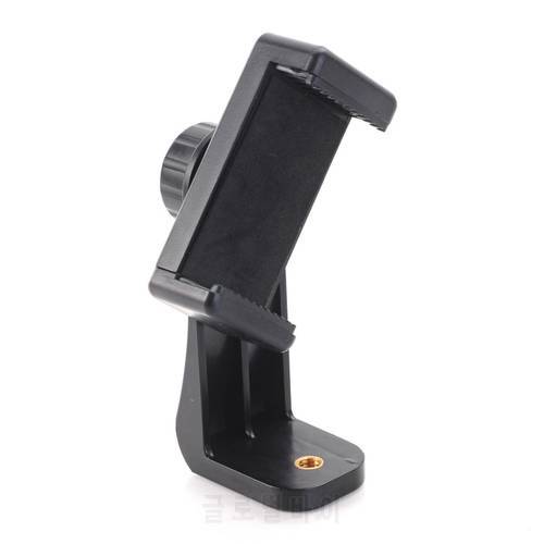Universal Phone Tripod Mount Adapter Cell Phone Clipper Holder Vertical 360 Tripod Stand