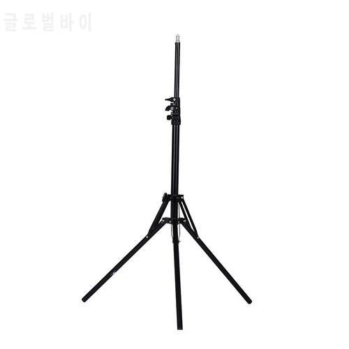 Max extension 190cm Light weight portable light standing tripod 1/4 Screw for Ring led lamp Studio LED continue lighting