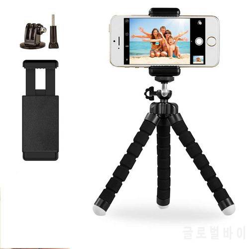 for GoPro Accessories Flexible Mini Octopus Tripod phone Bracket Stand Mount Monopo With Screw For GoPro Hero 5 4 3+2 Xiaomi Yi