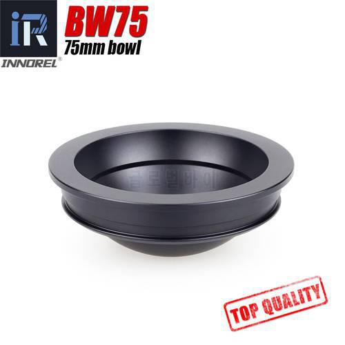 BW75 75mm bowl for tripod Half Ball Aluminum Alloy Tripod Bowl Adapter for video fluid head tripod