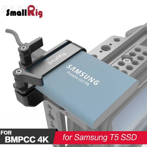SmallRig Mount for Samsung T5 SSD DSLR Camera Rig For BMPCC 4K / 6K Camera Cage 2245B