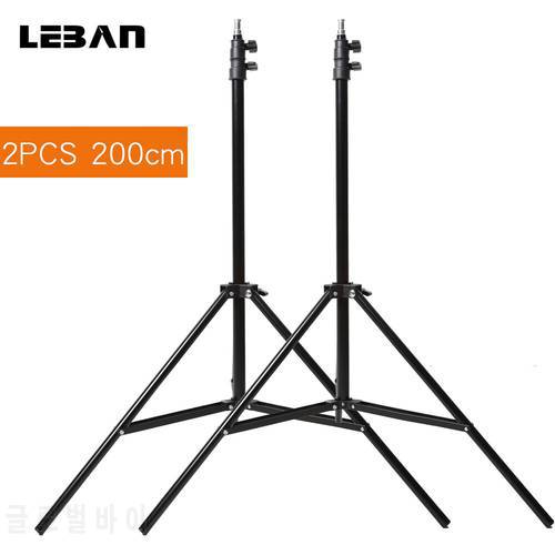 2x Godox 2m Light Stand Tripod for Photo Studio Softbox Video Flash Umbrellas Reflector Lighting Bakcground Stand 200cm