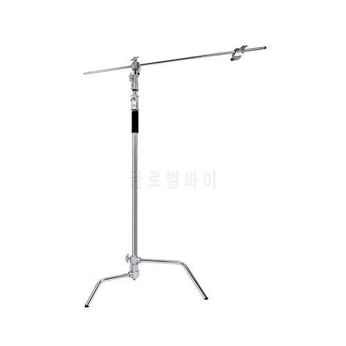 Photo Studio 2.6M/8.5FT Stainless Steel Foldable Stable Light Stand Tripod Magic Leg Photography C-Stand For Spot Light,Softbox