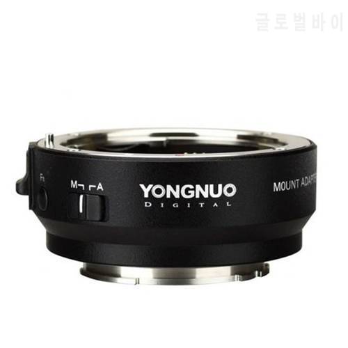 YONGNUO YN-EF-E II Smart Adapter Mount for Canon EF EOS Lens to Sony NEX E-Mount A9 A7 II A7RIII A7SII A6500 Camera
