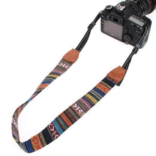 Vintage Soft Multi-Color Universal Camcorder Camera Shoulder Strap Universal Camcorder Belt for DSLR