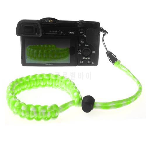 Braided 550 Paracord Adjustable Camera Wrist Strap/Bracelet Quick Release Connector Fits Cameras, Binoculars, and other Stuff