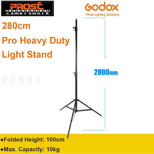 Godox 280cm 2.8m 9FT Pro Heavy Duty Light Stand for Fresnel Tungsten Light TV Station Studio Photo Studio Tripods