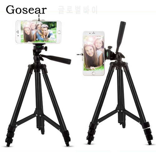 Gosear Professional Foldable Extendable Camera Tripod Stand Holder For Smart Phone Digital Cameras SLR Flexible Tripod Stand