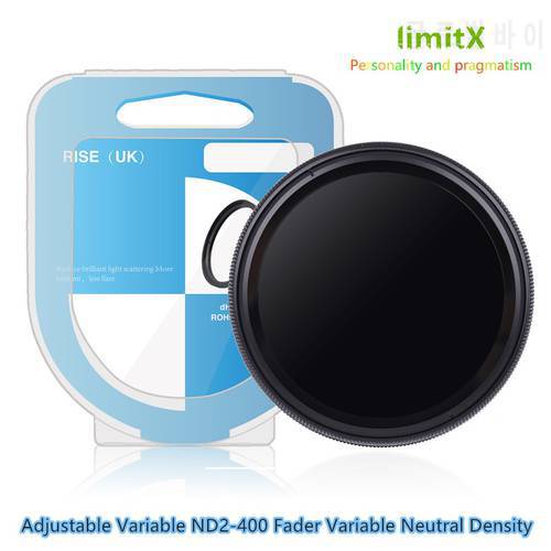 43mm ND2-400 Neutral Density Fader Variable ND filter Adjustable for Panasonic DMC-LX100 LX100 II LX100M2 Leica D-LUX Typ109