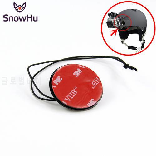 SnowHu for GoPro accessories Safety Insurance Tether Straps With Sticker Mounting 3M For Go Pro Hero 11 10 9 8 7 6 5 Yi camera
