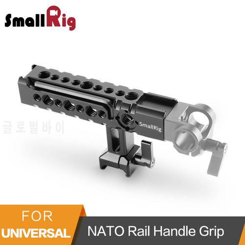 SmallRig NATO Rail Handle Grip With Mounting Points Shoe Mounts for Cameras/ Camcorder/ Action Camera/Camera Cages-1955